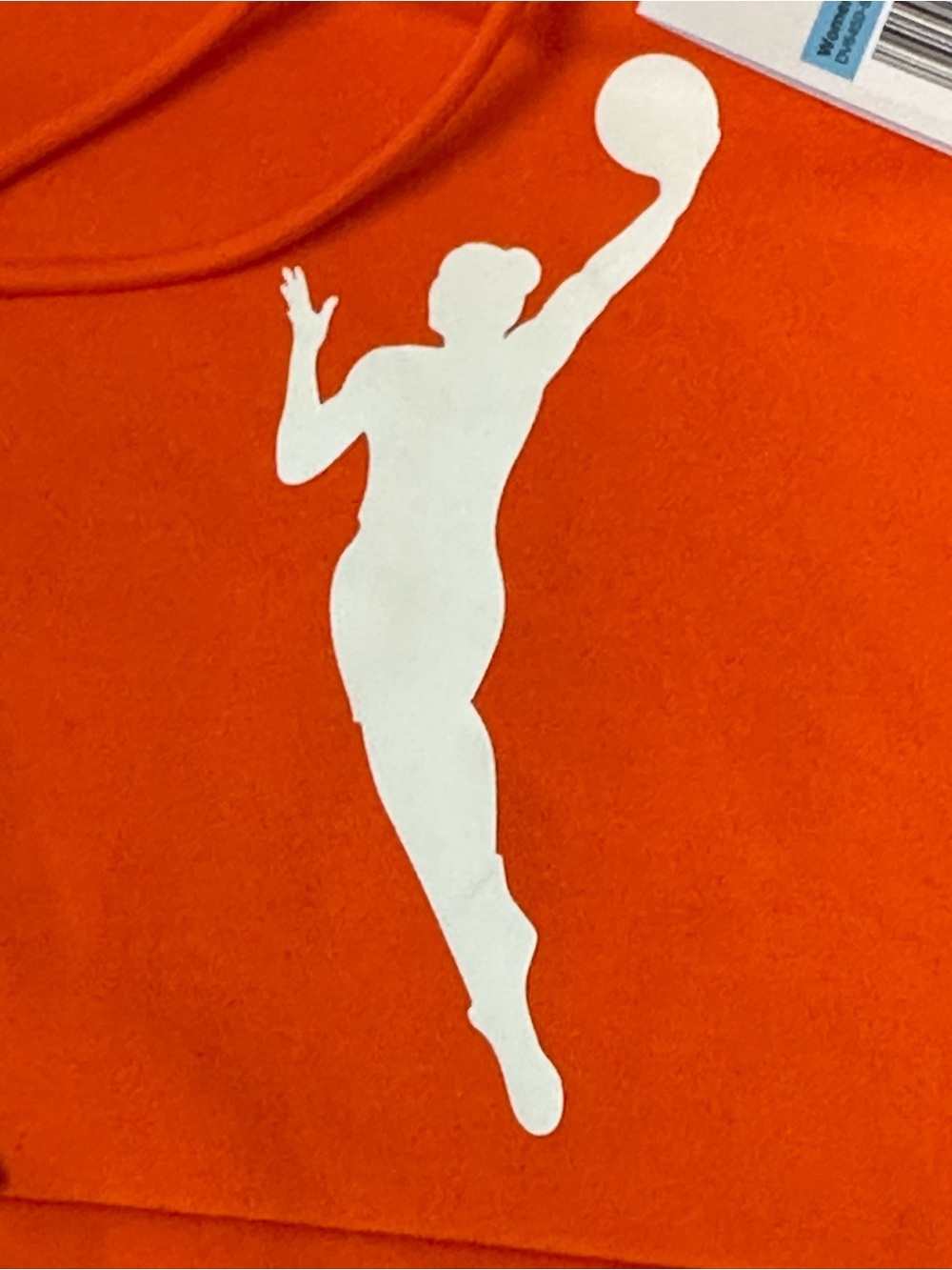Nike | Women’s Size M | Orange WNBA Logo Cropped Hoodie - NWT! - Picture 6 of 7